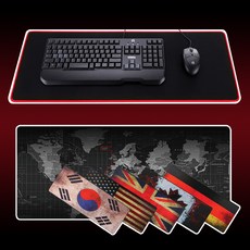 지박스 게이밍 마우스 장패드 3mm 5mm, 세계장패드 3mm_영국