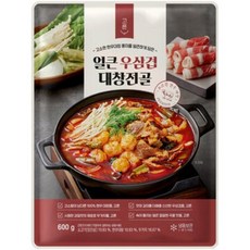 고른 얼큰 우삼겹 한우대창전골 2인분, 3개, 600g