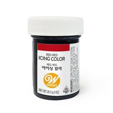 윌튼 NEW 아이싱칼라 레드레드, 28.3g, 1개