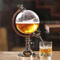 Qita 지구본 맥주 음료 쥬스 디스펜서 가정용 생맥주기계, 단일상품개, 화재분무기모양 2000ml