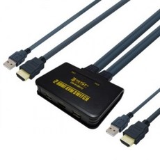 OAB691006[대원TMT] DW-KVMH12 [HDMI KVM스위치/21/USB/케이블일체형], 단일옵션
