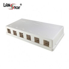 HA무배 아웃렛 Blank box 6port 돌출형 랜자재 랜공사자재 // 통신자재 구내공사, 1개, 기본값, 기본값