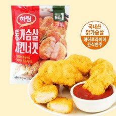 하림 통가슴살 치킨너겟, 500g, 1개