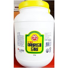 무료 야채샐러드드레싱(오뚜기 3.2K)X4 | 육수양념 갈릭치즈드레싱, 1