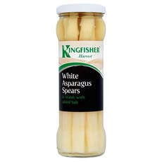 Kingfisher White Asparagus Spears in Brine (330g) 킹피셔 화이트 아스파라거스 스피어스 소금물(330g), 1개, 330g