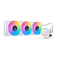 JONSBO TG-360 ARGB 화이트 수냉쿨러, 1개