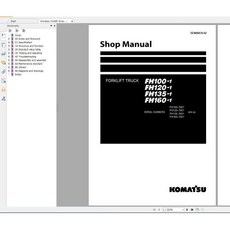 코마츠 지게차 116 GB PDF 업데이트 2022 모든 모델 상점 설명서 서비스 설명서 DVD, 1개