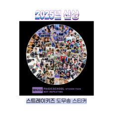 슈어마켓 SKZ 스트레이키즈 2025신상 앨범 굿즈 도무송 스티커 증명사진, Magic School