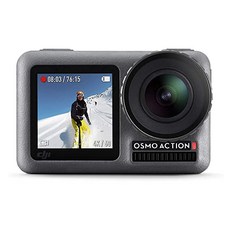 [미국] 543994 DJI Osmo Action - 4K Action Cam 12MP Digital Camera with 2 Displays 36ft Underwater Wate, 단일상품