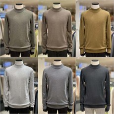 [현대백화점][프로젝트M] [EPA4EU1220A] 모던 캐시미어 블랜디드 플레인 하프 터틀넥 니트 스웨터