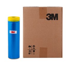 3M 자동차 커버링테이프 1500mm 1BOX(25ea) 도장 보양 파랑 비닐 테이프, 25개