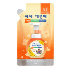 아이깨끗해 향균 폼 핸드솝 리필 허니플라워, 200ml, 19개