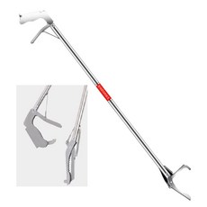 스텐 악어 만능 접이식 롱집게 다용도 집게 청소 쓰레기 장작 뱀잡는 뱀장어 긴집게, 150cm, 1개