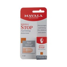 Mavala Stop Discourages Nail Biting 손톱 물기 억제 물어 뜯는 습관 네일 케어 어린이 및 성인용 5ml, 1개