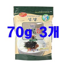 성경식품 재래식 가루김, 70g, 3개