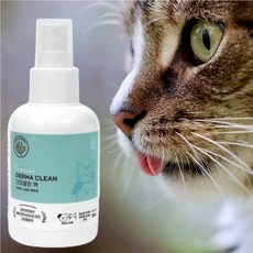 고양이턱드름 소독 관리 고양이 강아지 블랙헤드 모낭염 곰팡이성피부염 털윤기 피부보습, 1개