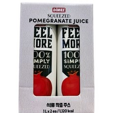 DIMES착즙 석류주스 1LX2, 2개, 1L