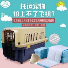 접이식켄넬 강아지산책가방 이동장 국적기 전용 반려동물 항공박스 강아지 공용 공수함, 01 푸른 색, 01 XS 초소형, 1개