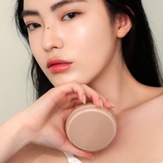 3CE GLOW CUSHION 글로우 쿠션, 002 SOFT NUDE 소프트 누드, 15g, 2개