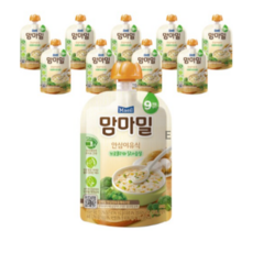 맘마밀 안심 이유식, 국내산 브로콜리와 닭가슴살, 1000개