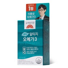 고려은단 알티지 rTG 오메가3, 30정, 1개