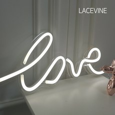 LED 네온사인 LOVE 러브 레터링 아트네온 LED무드등, 단품