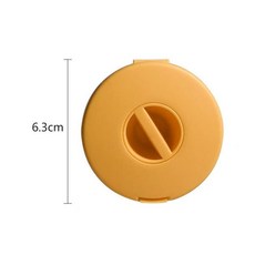 충전기선정리 휴대용 다기능 데이터 케이블 보관 라운드 와이어 와인더 컨테이너 USB 충전기 홀더, 02 A-Yellow
