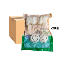 간편하고 맛있는 삶은 연근, 20개, 450g