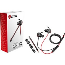 일본직발송 2. MSI 게이밍 헤드셋 IMMERSE GH10 GAMING HEADSET B07N8VQ48B, One Size, One Color