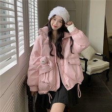 여성 패딩 쇼트 롱 코트 겨울 톱 Women's Down Jacket no0ToYg