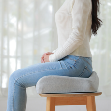 딥레스트 기능성방석 꼬리뼈방석 메모리폼 직장인 허리쿠션, 기능성방석(다크그레이)