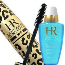 헬레나 루빈스타인 HELENA RUBINSTEIN 러쉬 퀸 페 인 [방수] [블랙] + 올 마스카라 리무버 [박스 없음] 1, 단일상품