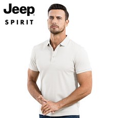 JEEP SPIRIT 남성 반팔 PK 티셔츠 남자 여름 폴로 카라 패션 스타일 JPTX23620