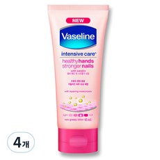 바세린 인텐시브 케어 헬씨 핸드 앤 스트롱거 네일 로션, 60ml, 4개