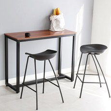 THEJOA [더조아] 홈바테이블 높은테이블 카페 인테리어 아일랜드식탁 홈바테이블 콘솔, 1200 멀바우