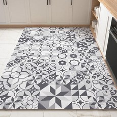 주방 카펫 방수 내유성 바닥 매트 가죽 깔개 청소하기 장식 레트, O.40x180cm