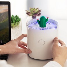 모기퇴치무드등 귀여운 선인장 포충기 저소음 모기퇴치기 가정용 인테리어 무드등 WQ01