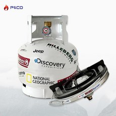  피엔코 로켓트버너+3kg 가스통 세트 해바라기버너 그리들버너 캠핑, 1개, 세트)가스통3kg + 로켓트버너 