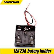 와이어리드 충전식 배터리 케이스 보관함 12V 23A 홀더 DIY 1 2 3 슬롯 * 12V23A 쉘 하우징 5개, [03] 3x5pcs with wires, 3x5pcs with wires