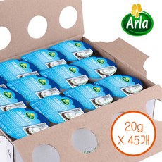 Arla 알라크림치즈 포션 수량선택, 45개, 20g