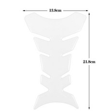 3D 오토바이 가스 연료 탱크 패드 스티커 데칼 액세서리 야마하 가와사키 혼다 KTM용 투명 보호대 레이싱, style 4, 1개