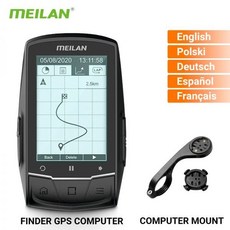 GPS측량기 MEILAN M1 자전거 컴퓨터 2.6 인치 스크린 사이클링 무선 속도계 트래커 주행 거리계 도로 MTB 내비게이션 ANT, 1) M1