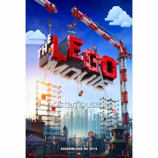 영화포스터(One sheet) 60X88cm -더 레고 무비 The Lego Movie (Advance), 레드