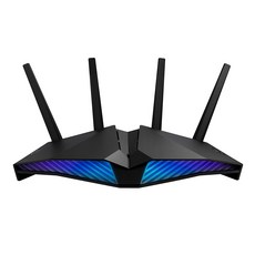 ASUS RT AX82U AX5400 듀얼 밴드 WiFi 6 게임 라우터 게임 가속 메쉬 와이파이 MU MIMO 모바일 게임 부스트 스트리밍 및 게임|무선 라우터|, 1개, EU Plug, 단일