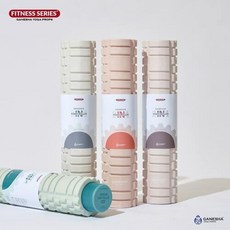  [가네샤요가프랍스] 가네샤 폼롤러 투인원 EVA 60cm 하드 돌기, 색상:Cocoa In The Cream, 단품 
