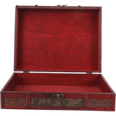 PRETYZOOM Storage Box with Lock Jewelry Organizer Pirate Treasure Chest Vintage Case Trinket Locka