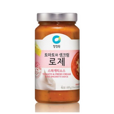 청정원 토마토와생크림 로제 스파게티소스, 600g, 11개