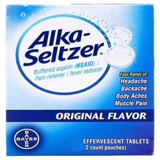 바이엘 알카셀처 오리지널 맛 116정 AlkaSeltzer Original Flavor Tablets 가벼운 감기증상을 알카셀처로 간편하게, 1개