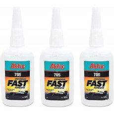 Akix 3 Pack Thick CA Glue., 단일옵션