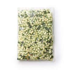 쥬키니호박 커팅 1KG 깍둑 1X1X1cm, 1개, 단품